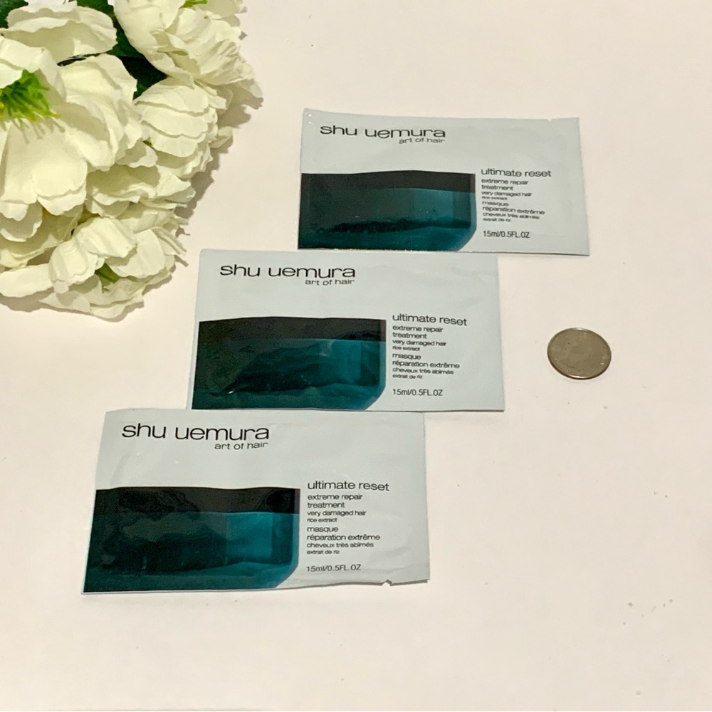 3 Shu Uemura Ultimare Reset Extreme Repair Treatment Samples 15ml/0.5oz Each